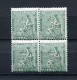 1876.ESPAÑA.EDIFIL 133**.NUEVO SIN  FIJASELLOS(MNH) EN BLOQUE DE 4 - Unused Stamps