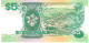 SINGAPORE P19 5 DOLLARS 1989  #A/36 UNC. - Singapore