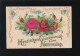 Rosen Blüten Knospen, Herzlichen Glückwunsch Zum Namenstag, Gelaufen 3.12.1908 - Andere & Zonder Classificatie