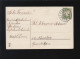 Glückwunsch Namenstag Rosen Kuchen Art Deco Ornamente, München 20.2.1911 - Halt Gegen Das Licht/Durchscheink.