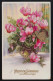 Goldene Schale Rosa Alpenveilchen, Glückwunsch Namenstag, Dinkelsbühl 3.12.1936 - Tegenlichtkaarten, Hold To Light