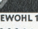 1153 Otto Grotewohl Mit PLF Kerbe Rechts Im W Von GROTEWOHL, Feld 37 ** - Errors & Oddities