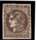 Y&T N° 47 Brun Foncé / Très Propre, Bien Découpé, Sans Charnière Qualité Luxe, - 1870 Bordeaux Printing