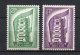 - BELGIQUE N° 994/95 Neufs ** MNH - 2 F. Vert + 4 F. Violet EUROPA 1956 - Cote 15,00 € - - Nuovi