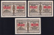 3x Halberstadt: 50, 75 Pfg. + 1 Mark 11.9.1921 - Rotes Kreuz Und Verbände Heimattreuer Oberschlesier - [11] Local Banknote Issues