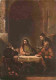 Art - Peinture Religieuse - Rembrandt Van Rijn - Les Pélerins D'Emmaus - Musée Du Louvre - CPM - Voir Scans Recto-Verso - Schilderijen, Gebrandschilderd Glas En Beeldjes