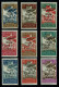 Ref 1649 - 1943 Wallis & Futuna Postage Due MNH Stamps (D127-138 Minus 2p) - Unused Stamps