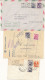 MICHELANGIOLESCA LOTTO DI 11 AFFRANCATURE X ESTERO - 1961-70: Poststempel
