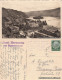 Ansichtskarte Bacharach Totale Mit Hotel Herbrecht Und Bahnhof 1937  - Bacharach