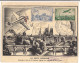 Carte Postale Commémorative Poste Aérienne 1943 Destination ( Palma Ile Majorque )( Baléares ) + 2 Censures + Vignette - Avions