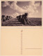 Ansichtskarte  Geerntetes Feld Getreidebündel 1927 - Bauern