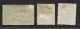 Aitutaki 1903 Overprints On NZ Perf 14 Set Of 3 Mint , HH - Aitutaki