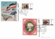 326  Helgoland, 125 Jahre Deutsch: 2 "Pluskarten Individuell", Gelaufen - Heligoland: 2 Stationery Postcards. Birds - Andere & Zonder Classificatie