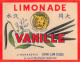 00145  "LIMONADE VANILLE - . LIMONADERIE LUNG LUN CHOU - TAMATAVE - MADAGASCAR" ETICH. ORIG ANIM. NOTIZIE - Fruit En Groenten