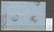 France -Lettre Du Paquebot De La Méditerranée  INDUS - PURIFIEE - 1865 Constantinople Pour Genes - Italie - Maritime Post