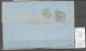 France -Lettre Col Fr Paq Fr N°1 + Ancre - Provenance De Cayenne - Guyane Pour Nantes - 1874 - Poste Maritime