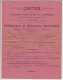 Limoges - CARTOS  - Cartes Postales - Catalogue De 4 Pages + Documents 1911 - 1912 - Imprenta & Papelería