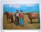 Mongolie Yunden, Nansalmaa Chanteur D'opera Le Deser Chevaux Opera Zangers Paarden Steppe Gelopen Circulée 1995 Abimée - Mongolie