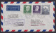 Flugpost Air Mail Brief Berlin Gute Frankatur Philharmonie 73 + Männer Auf Gutem - Covers & Documents