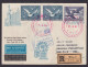 Österreich Flugpost Air Mail Brief Gute R Flugkarte Wien Via Milano New York USA - Cartas & Documentos