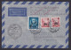 Bahnpost Flugpost Brief Air Mail Sollte Erst Mit Sabena Sonderflug Dann Lufhansa - Storia Postale