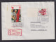 Briefmarken DDR R Brief Bogenecke Eckrand Druckvermerk Gezähntes Leerfel EF - Covers & Documents