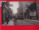 SUISSE   Photo Format CPA Cliché Schnabel  Tramway VEVEY  ( Montreux Villeneuve) Baumann 1951 Affiche Pub Perrier Mur - Vevey