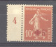 0ob  0541  -  France  :  Yv  146a  *   Rouge Orange - Nuovi