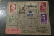FRANCE Lettre Recommandée 07 08 1946 Réouverture   Liaison Indochine - Primi Voli