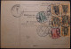 Deutsches Reich. 1905. Paketkarte Nachnahme NN Berlin-Modena. MiF Mi. Nr. 70, 71, 73 (6). - Covers & Documents