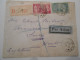 France Poste Aerienne , Lettre  Reçommandee De Niçe 1935  Pour Hants - 1927-1959 Covers & Documents