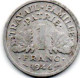 1 Franc 1944b - 1 Franc