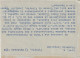 FRONTESPIZIO BIGLIETTO POSTALE L.20+50+2X5 TIMBRO VITERBO (XT3534 - Stamped Stationery