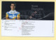 Cyclisme : Nicolas ROUSSEAU – Equipe AG2R Prévoyance 2007 (voir Scan Recto/verso) - Cycling