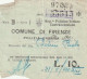 RICEVUTA CONTRAVVENZIONE COMUNE FIRENZE 1925 (XT3770 - Italie