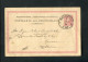 "DEUTSCHES REICH" 1886, "Klaucke"-K1 "BIELEFELD" Auf Postkarte Nach Italien (B1177) - Cartoline