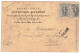 Grèce - Athènes - Paysan Grec - Carte Postale Taxée Pour Paris (France) - 18 Avril 1903 - Cartas & Documentos
