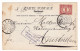 Amsterdam Nederland 1900 Cachet Venloo Maastricht Spaans Grand Bazar Liège Bruxelles Gare Du Nord Belgique - Cartas & Documentos