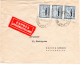 Belgien 1946, MeF 3x3,15 F. Auf Express Brief V. Brüssel I.d. Schweiz - Autres & Non Classés