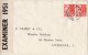 Faeroer 1942, WW II Zensur Brief M. 2x DK 20 öre V. THORSHAVN N. GB - Féroé (Iles)