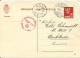 Norwegen P86, 20 öre Ganzsache M. Zensur 1940 V. Oslo N. Deutschland - Lettres & Documents
