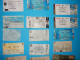 LOT 18 TICKET  RUGBY COUPE MONDE FRANCE AMICAL Nlle Zélande Argentine  Ecosse Portugal Romans Bastia GEORGIE 2000 à 2020 - Tickets - Vouchers
