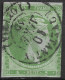 GREECE 1862-1867 Large Hermes Head Consecutive Athens Print 5 L Green Vl. 30 / H 17 A - Oblitérés