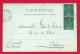 !!! GUYANE, CPA DE CAYENNE, CACHET DE SAINT LAURENT DU MARONI POUR PARIS DE 1903 AVEC AFFRANCHISSEMENT TYPE GROUPE - Lettres & Documents