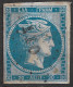 GREECE 1862-67 Large Hermes Head Consecutive Athens Prints 20 L Blue To Greenish Blue Vl. 32 / H 19 B - Gebraucht