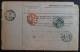 Deutsches Reich. 1905. Paketkarte Nachnahme NN Dresden-Modena (Italien). MiF MiNr 70, 77(2) Und Italien Steuermarke 40 C - Covers & Documents