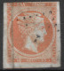GREECE 1868-69 Large Hermes Head Cleaned Plates Issue 10 L Red Orange Vl. 38 / H 26 A Nb With Inverted 0 Position 74 - Gebraucht
