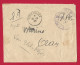 !!! LETTRE EN FRANCHISE OBLITÉRATION CACHET POSTE NAVALE MUET EN PROVENANCE DE BIZERTE, TUNISIE DE SEPTEMBRE 1944 - Seepost