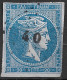 GREECE 1867-69 Large Hermes Head Cleaned Plates Issue 20 L Sky Blue Vl. 39 / H 27 A Position 146 With Cancellation 40 - Gebruikt