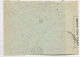 FRANCE SEMEUSE 15C LIGNEE SEUL LETTRE THONON LES BAINS 1916 POUR GENEVE + CENSURE 256 TARIF FRONTALIER - 1877-1920: Période Semi Moderne